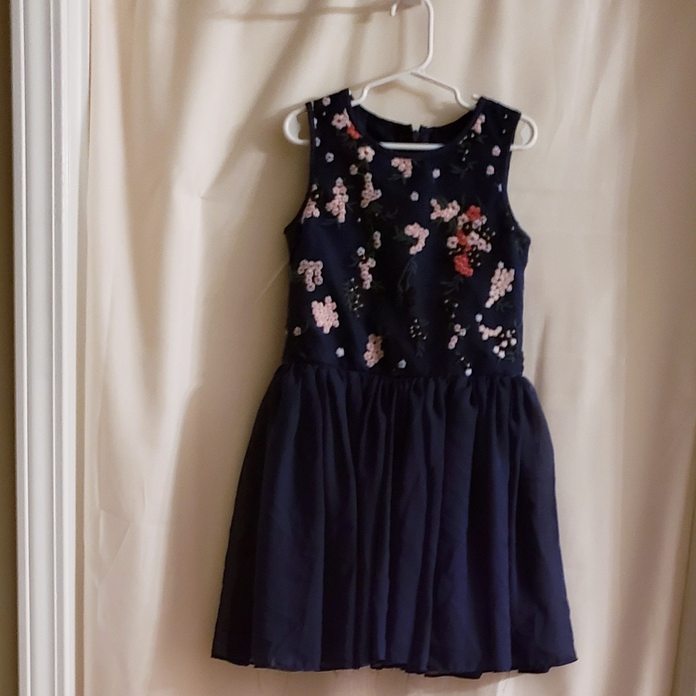 Original Mammellato embroidery top party dress for girls